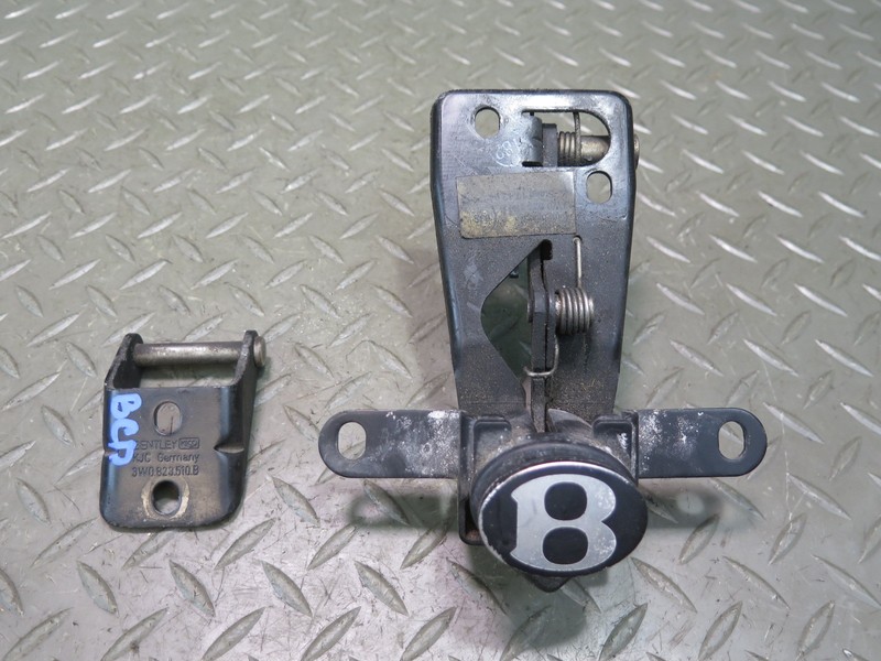 2006-2012 BENTLEY CONTINENTAL FLYING SPUR FRONT HOOD SAFETY CATCH LOCK LATCH SET