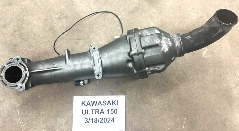 Kawasaki Jet Ski Ultra 150 MUFFLER EXHAUST PIPE SILENCER 18180-3722 FRESHWATER!
