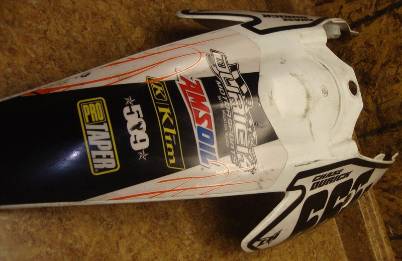 2004 KTM 85 Rear Back Fender Panel Plastic Side Covers Wheel Well Mud Guard 05