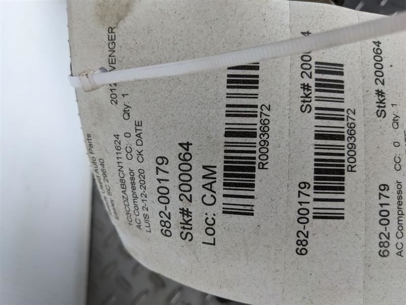 AC Compressor Without Rear AC Fits 09-12 16-20 JOURNEY 936672