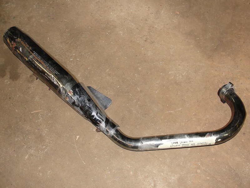 1998 SUZUKI LS 650 SAVAGE EXHAUST PIPE HEADER MUFFLER LS650 98