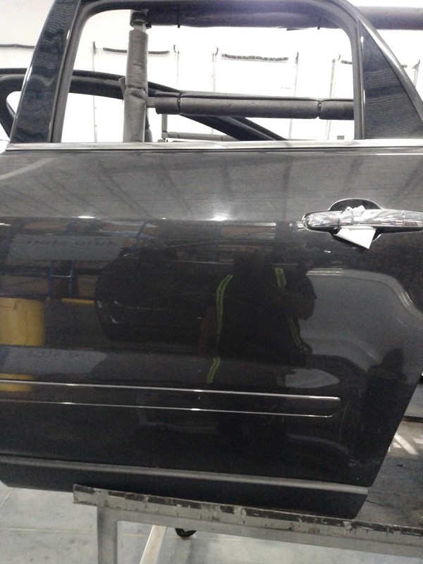 2017 GMC Acadia Left Rear Door Brown OEM 604444, 122K Miles, Used