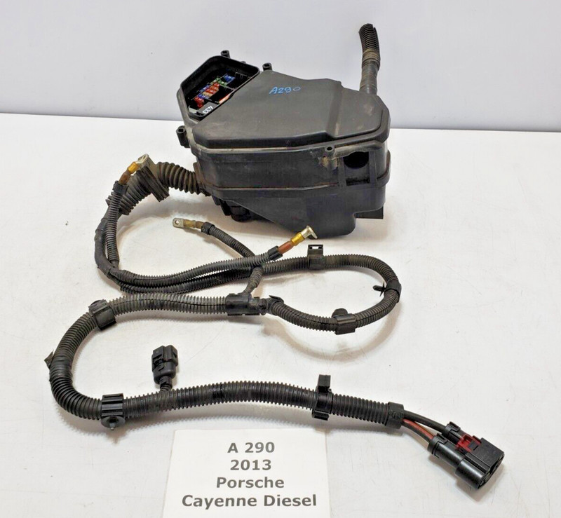 ✅ 11-16 OEM Porsche Cayenne 958 3.0L 3.6L Engine Bay Fuse Box W/ Wiring Harness