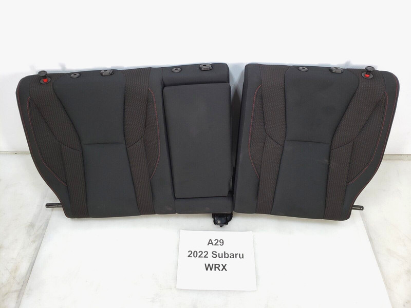 ✅ 2022-2023 OEM Subaru WRX Rear Left Right 2nd Row Seat Upper Cloth Cushion SET