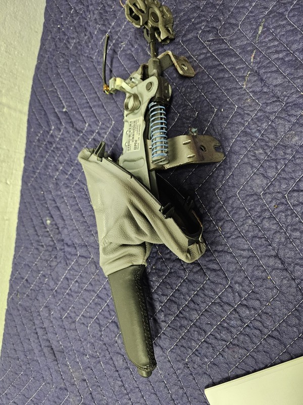2004-2007 BMW 530i Emergency Parking Brake Handle Lever Assembly 677012801 OEM