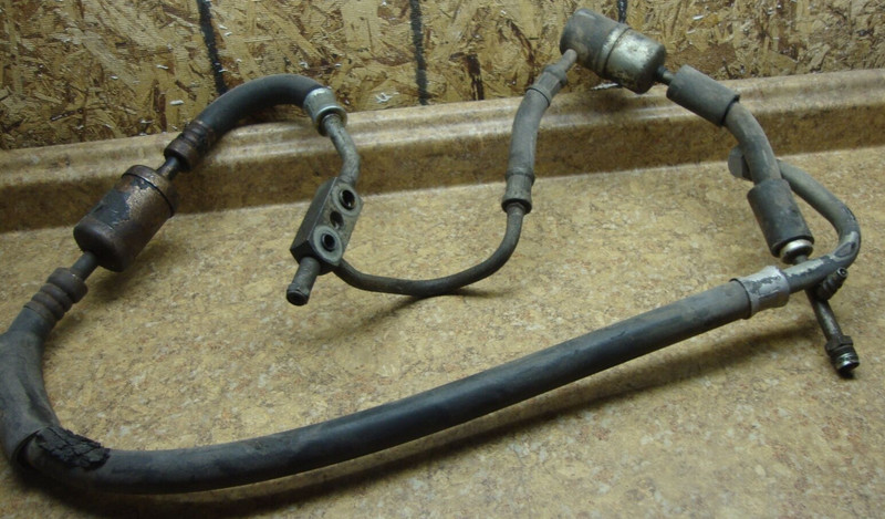 1990 Ford F250 F 250 351 W Windsor 5.8 L 5.8L A/C Hoses Lines Pipe Metal Tubes