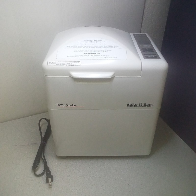 Betty Crocker Bake-It-Easy Automatic Bread & Dough Maker, Model: BC-1693