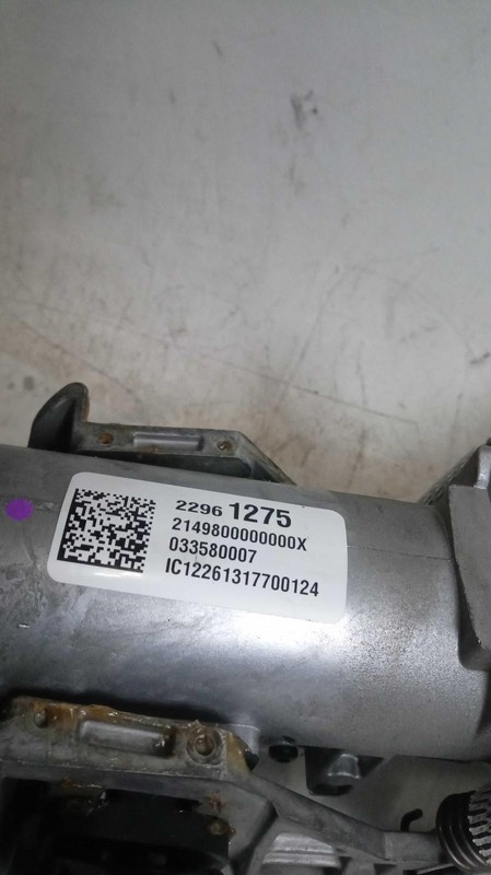 2013 Cadillac ATS Steering Column Silver OEM 22961279 66k Miles SED BLK