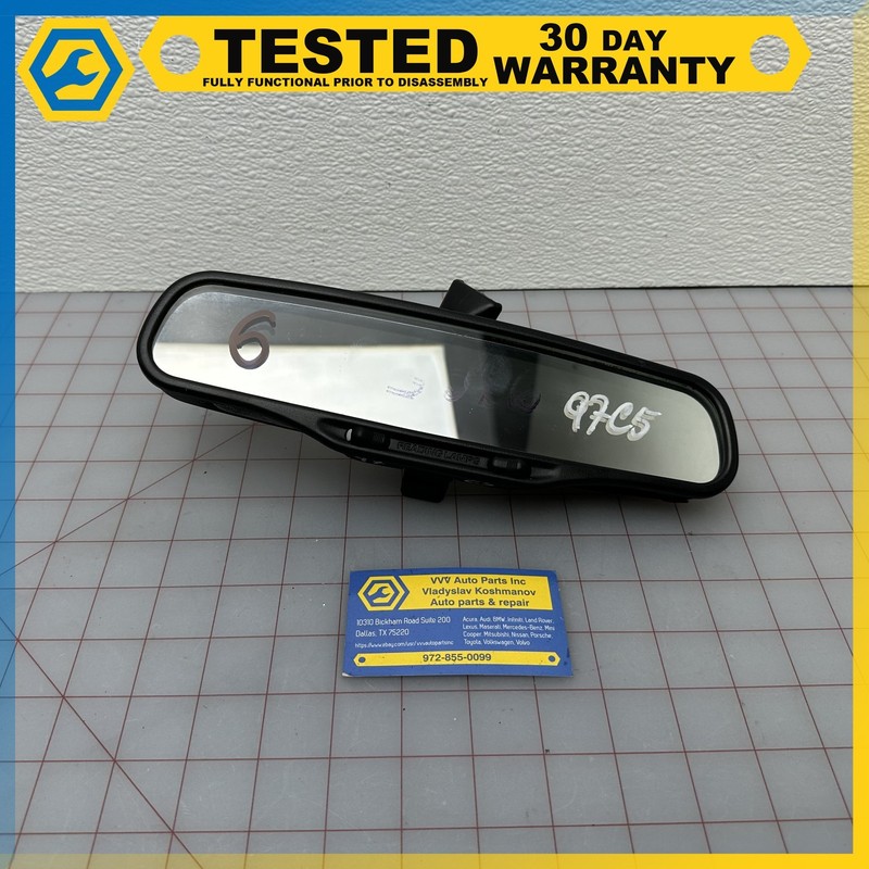 97-04 Chevy Corvette C5 MANUAL DIMMING INTERIOR REAR VIEW MIRROR OEM