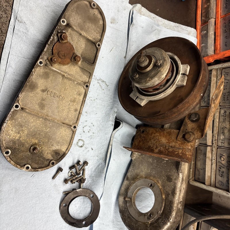 1969 Sno Flite Vintage Snowmobile Kohler 309 Chain Case And Driven Clutch