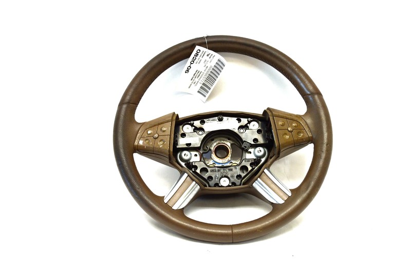 07 08 MERCEDES BENZ GL ML STEERING WHEEL BROWN OEM