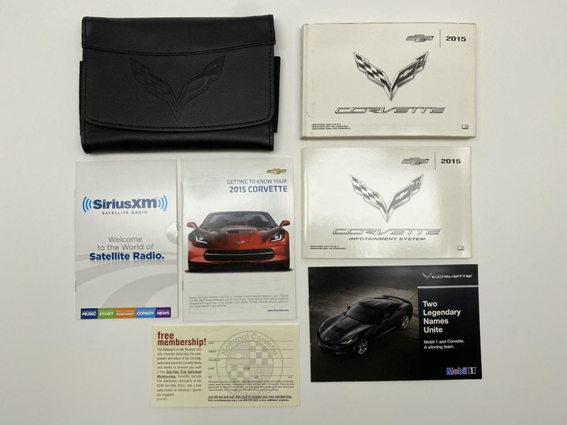 Owners Manual 2015 Chevrolet Corvette 86627