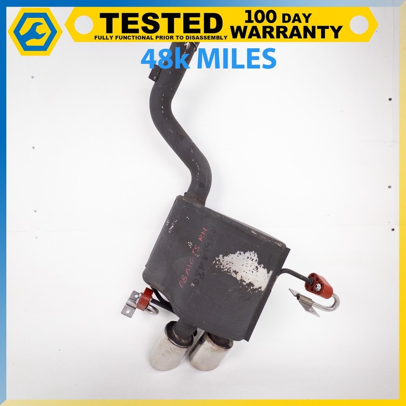 08-17 MASERATI GRANTURISMO 4.2L REAR RIGHT PASSENGER SIDE MUFFLER ASSEMBLY OEM