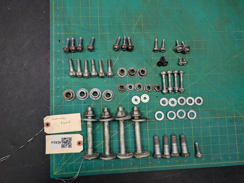 Front Suspension Bolts Set 2000 Chevrolet Corvette 1998 1999 2000 2001 2002 2003