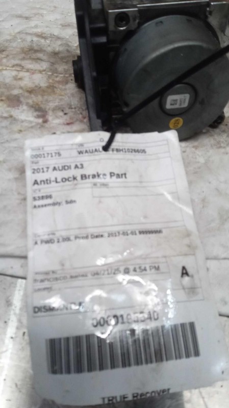 2017 Audi A3 ABS Pump & Motor Assembly OEM 116k Miles Black 5Q0614517ARBEF