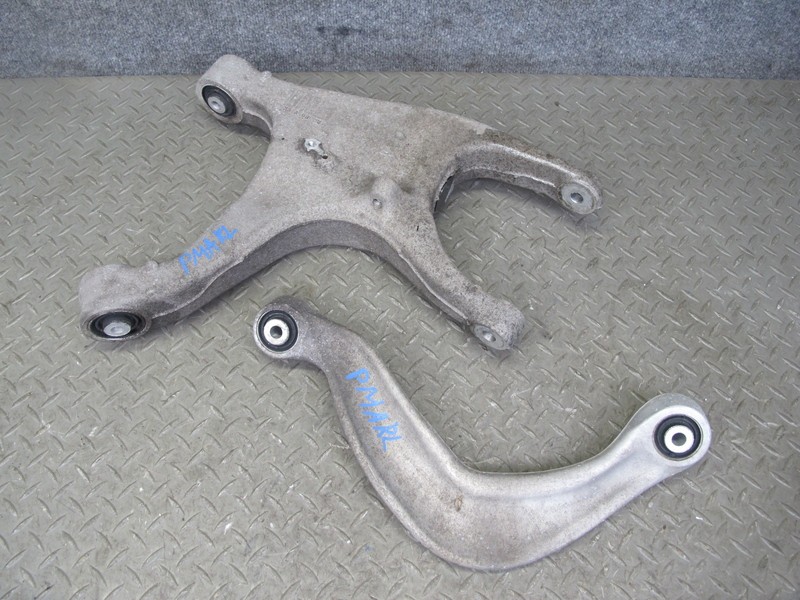 2015-2018 PORSCHE MACAN REAR LEFT UPPER & LOWER CONTROL ARM SET OF 2