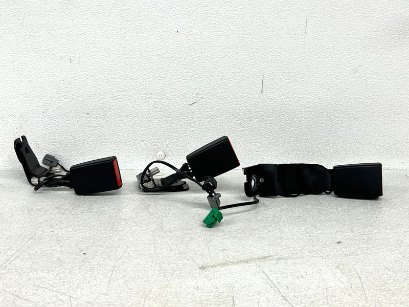 ⭐2010-2019 JAGUAR XJ REAR RH & LH & CENTER SEAT BELT BUCKLE SET OEM LOT2614