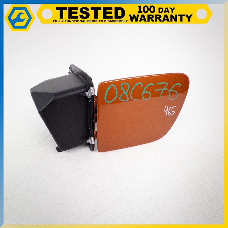 05-13 CHEVROLET CORVETTE C6 FUEL DOOR LID GAS TANK COVER ORANGE OEM