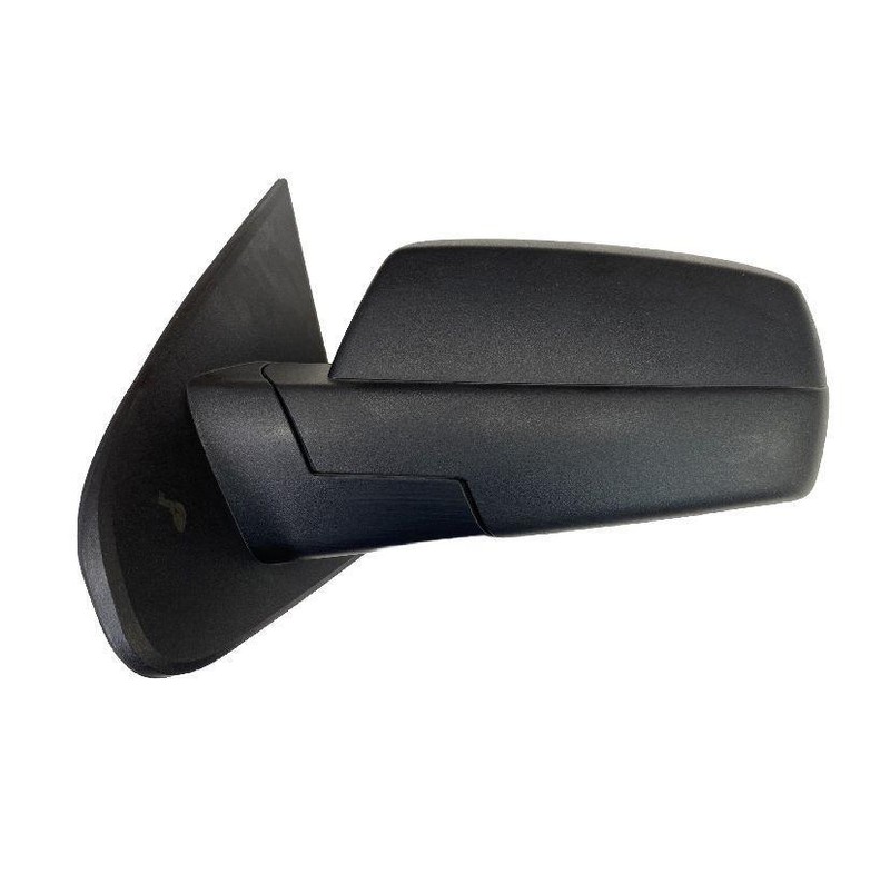 Chevy Silverado door mirror 14 19 left side black textured manual OEM 23180068