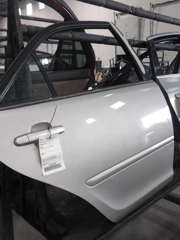 2004 Toyota Camry Rear Right Door Silver OEM Used 135k Miles - 25433