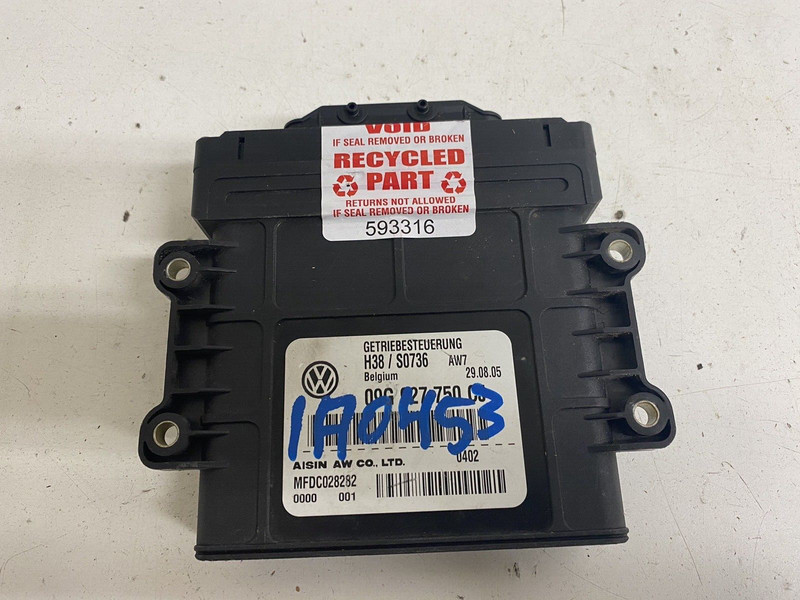 2006-2007 Volkswagen Passat FWD Transmission Computer Module 09G 927 750 C5 Tcu