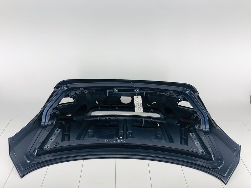 12-17 BMW 650I F13 XDRIVE REAR TRUNK LID COVER PANEL TIEFSEEBLAU METALLIC OEM