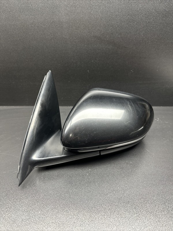 2010-2018 Jaguar XJ XJL DRIVER AUTO DIM Side Mirror BLIND SPOT Left Black OEM