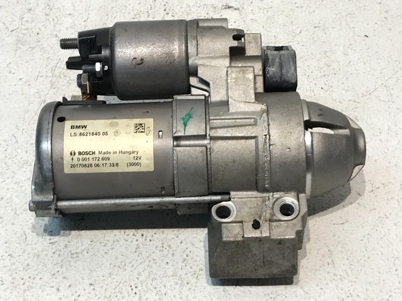 2018 BMW 540i ENGINE STARTER MOTOR 48K Miles OEM 0001172609