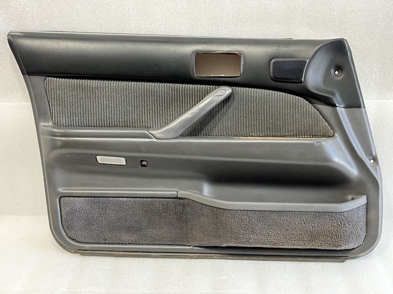 1990 1991 LEXUS ES250 LEFT DRIVER SIDE FRONT DOOR TRIM PANEL GRAY CLOTH GC12
