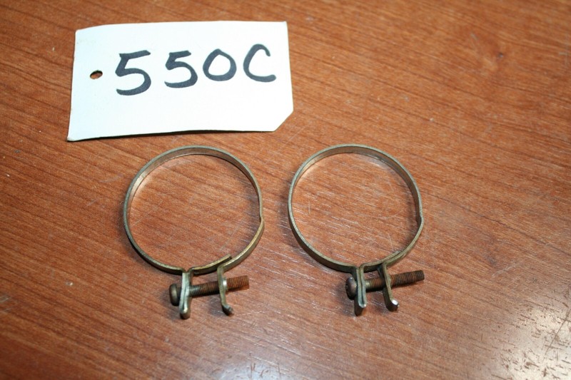 1985 Honda ATC 250SX Front Fork Boot Clamps OEM 85 H