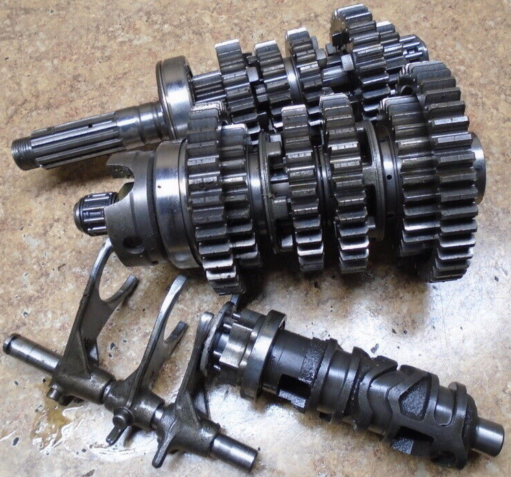 2000 2001 Kawasaki ZG1000 ZG 1000 Concours Engine Transmission Gears Shift Forks