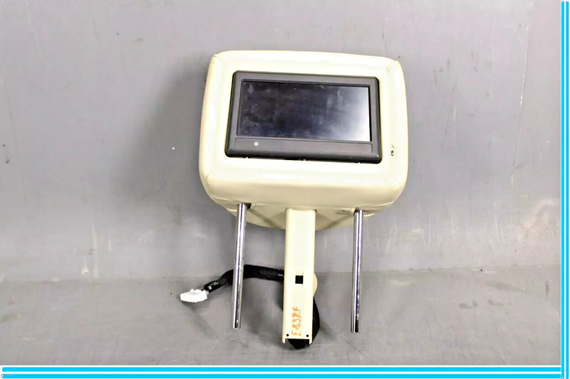 11-17 Infiniti QX56 QX80 Front Left Seat Headrest DVD Screen Monitor Ivory OEM