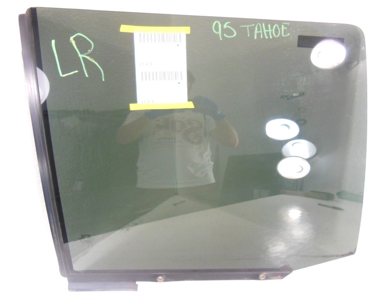 1995-2000 Chevrolet Tahoe Rear Door Window Glass Driver Left LH OEM