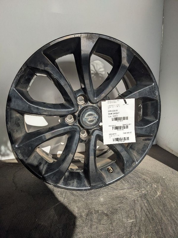 Wheel 17x7 Alloy 5 V Spoke Black Fits 14 17 JUKE 1136794