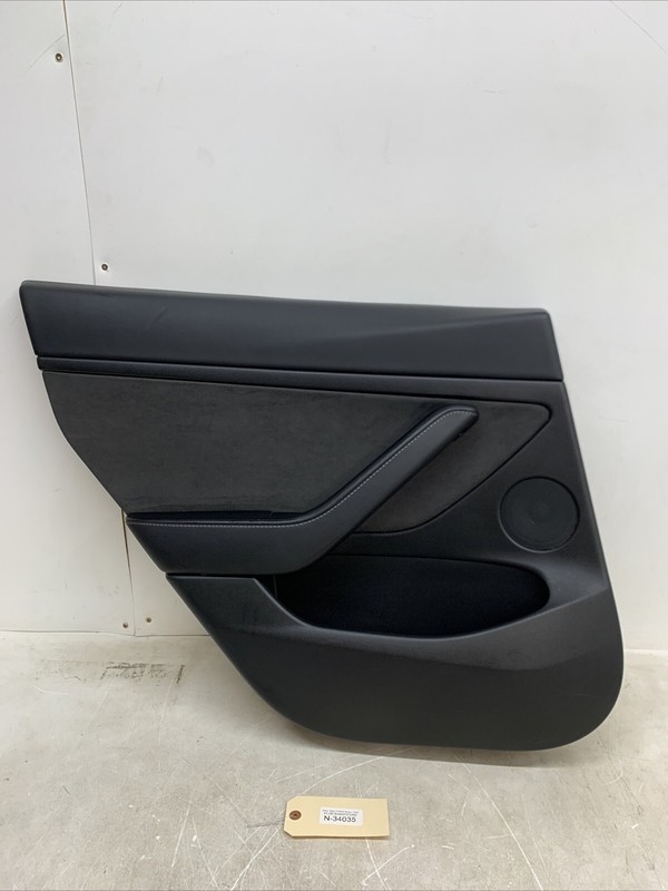 21-23 Tesla Model 3 Rear Driver Side Interior Door Panel Trim Card 34035 C1