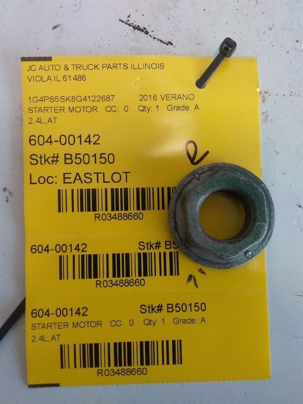 Starter Motor Fits 10-17 EQUINOX 3488660