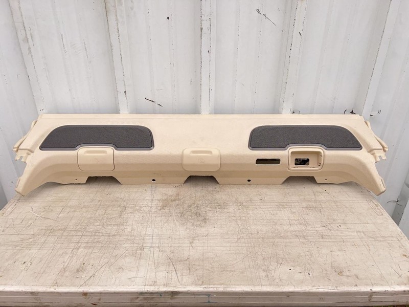 2016-2019 BMW 750i Rear Deck Window Parcel Shelf With Speakers Tan