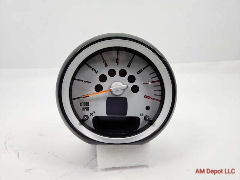 2009 Mini Cooper S R55 R56 R57 Tachometer Silver Trim 62109232441, 62109325815