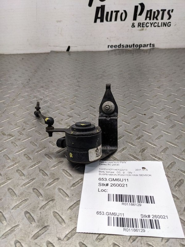 2011 CTS-V LEVEL AIR SUSPENSION POSITION YAW SENSOR 25756939001 OEM 1186129