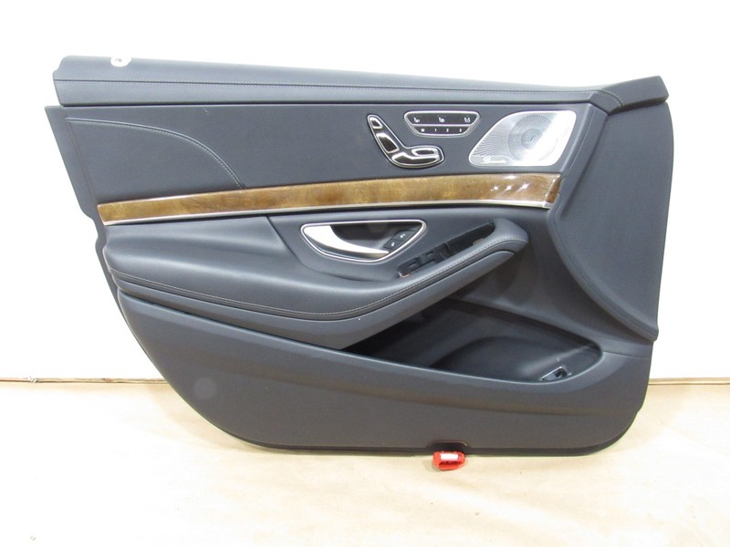 14-17 Mercedes S550 W222 2015 Front Left Driver Door Cover Trim Panel ; :O