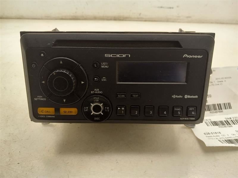 08-14 SCION XD 1.8L RADIO / STEREO RECEIVER UNIT