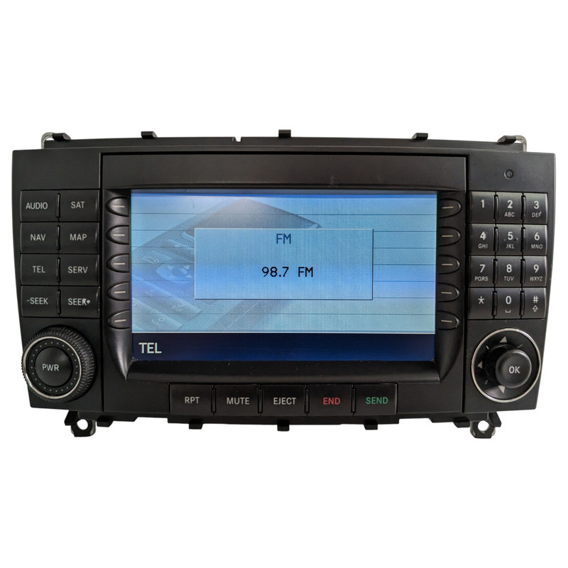 05-07 Mercedes W209 CLK550 CLK350 Command Head Navigation Radio CD Player OEM