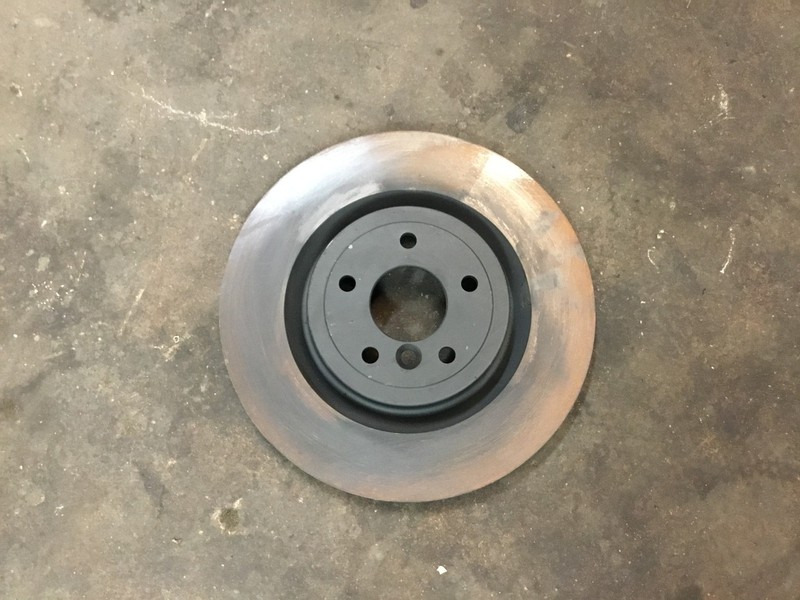 Jaguar XF Rear Left Driver Rotor Brake Disc 16 17 18 19 |:Y