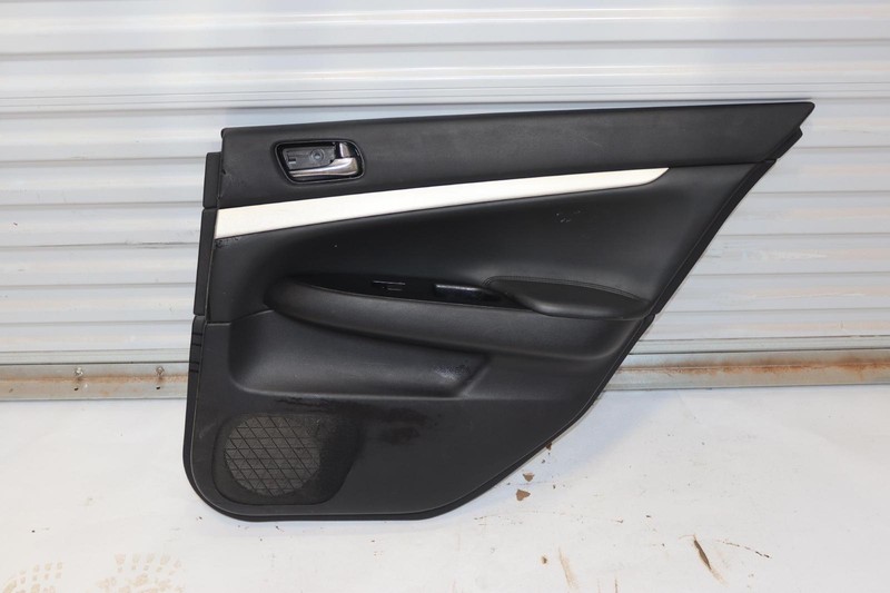2007-2008 INFINITI G35 SEDAN REAR RIGHT SIDE DOOR PANEL TRIM COVER OEM