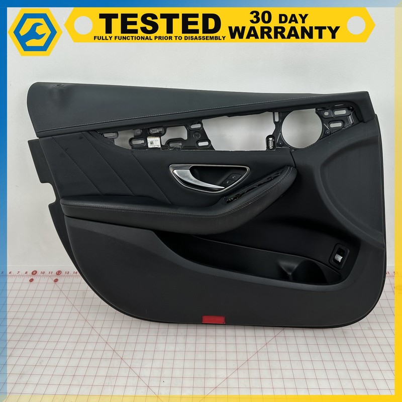 15-18 Mercedes C300 W205 FRONT LEFT INTERIOR DOOR PANEL TRIM OEM