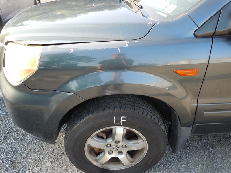 2006-2008 Honda Pilot Fender Driver Left LH OEM NH662P *CLEAR COAT PEEL*