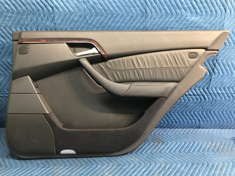 03-06 Mercedes W220 S430 S500 Rear Right RH Passenger Side Interior Door Panel