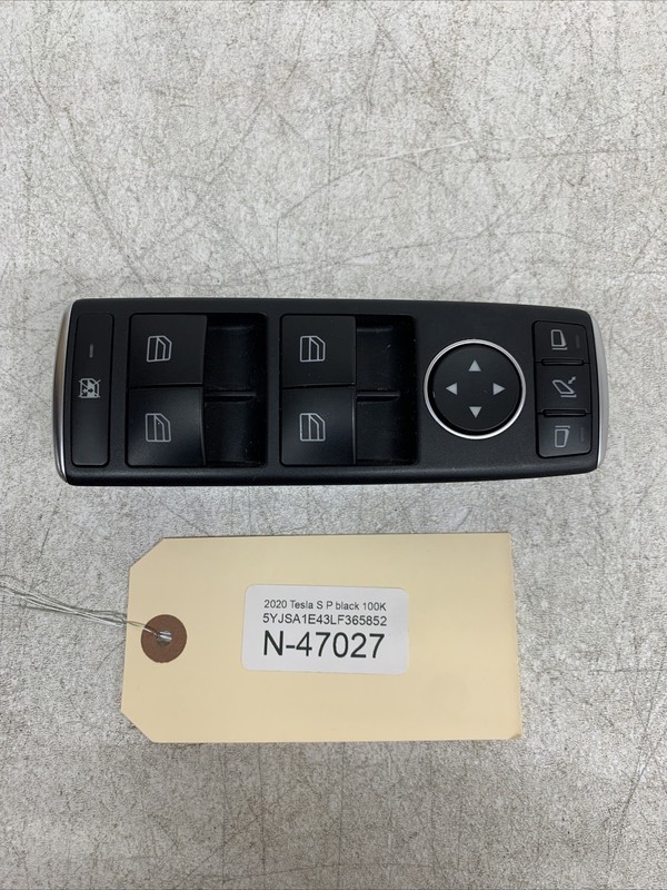 2016-2020 Tesla Model S Front Left Driver Master Power Window Switch 47027 B61