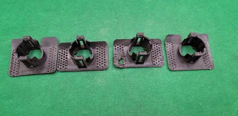 2010 - 2015 AUDI Q7 Rear Bumper Parking Sensor Holder Brackets Cover OEM