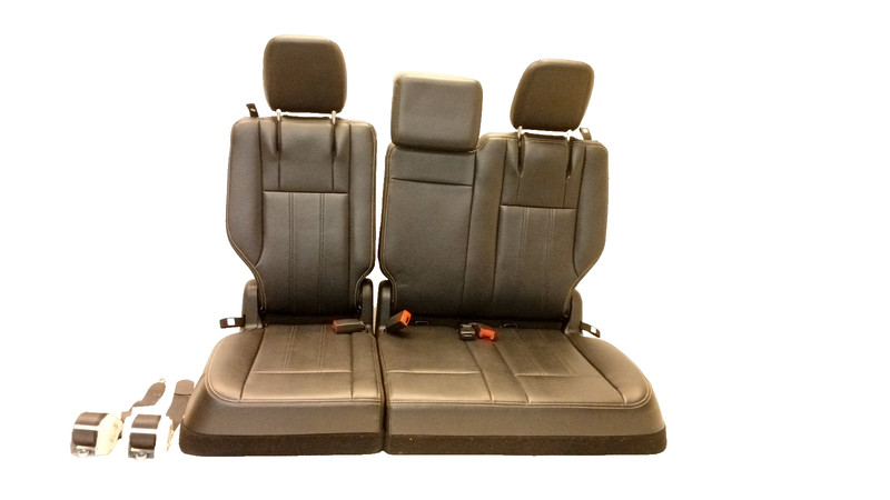 11-16 Chrysler Town & Country 3rd row seat W seat belt Hardware Rear Black OEM